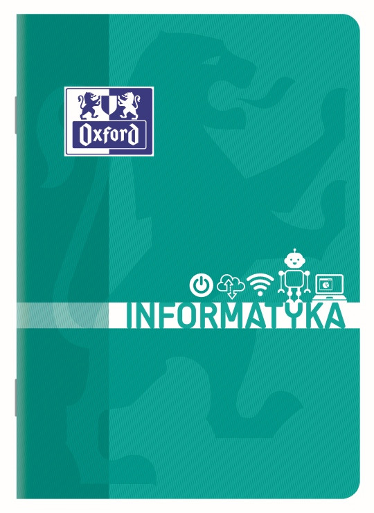 Zeszyt przedmiotowy do Informatyki A5/60 kratka Oxford 90g